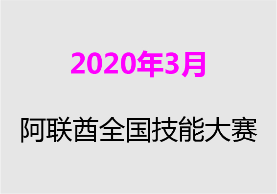 【2020年3月】阿联酋全国技能大赛